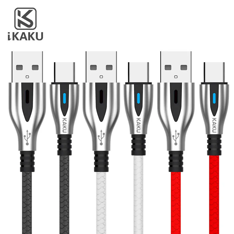 KAKU 2,8 A кабель для быстрой зарядки usb type C для samsung S10 S9 кабель для быстрой зарядки type-C для samsung Galaxy S9 S8 Plus S10