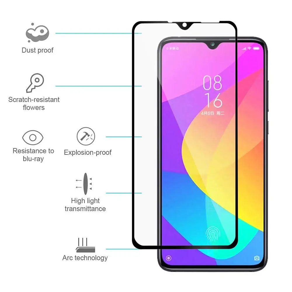 2 шт. закаленное стекло для Xiao mi Red mi Note7 Note 8 Pro, Защитное стекло для Xiao mi K20 K20 Pro mi 9t mi 9t pro mi 9t glass