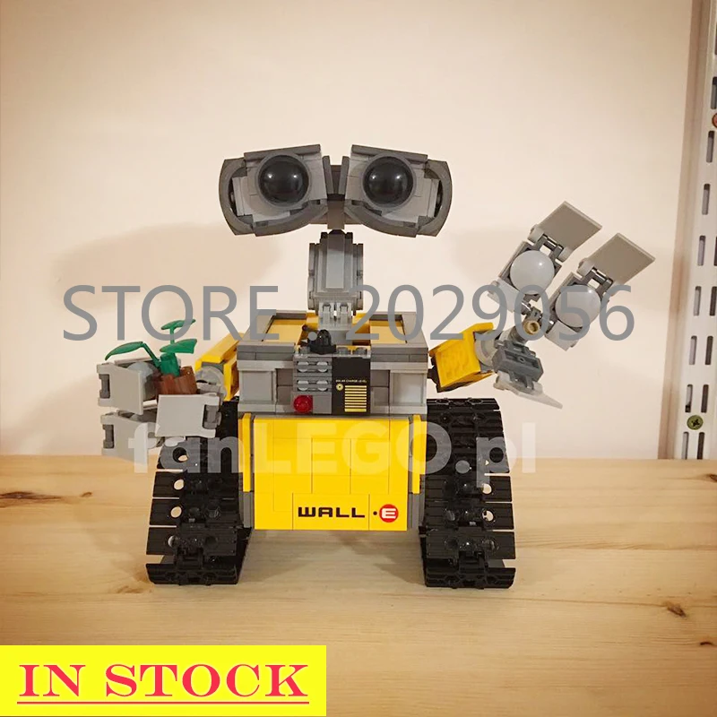 16003, WALL-E, идеи, технический робот, 21303, игрушки, модель, детские конструкторы, развивающие подарки на день рождения, серия Oscar Movie