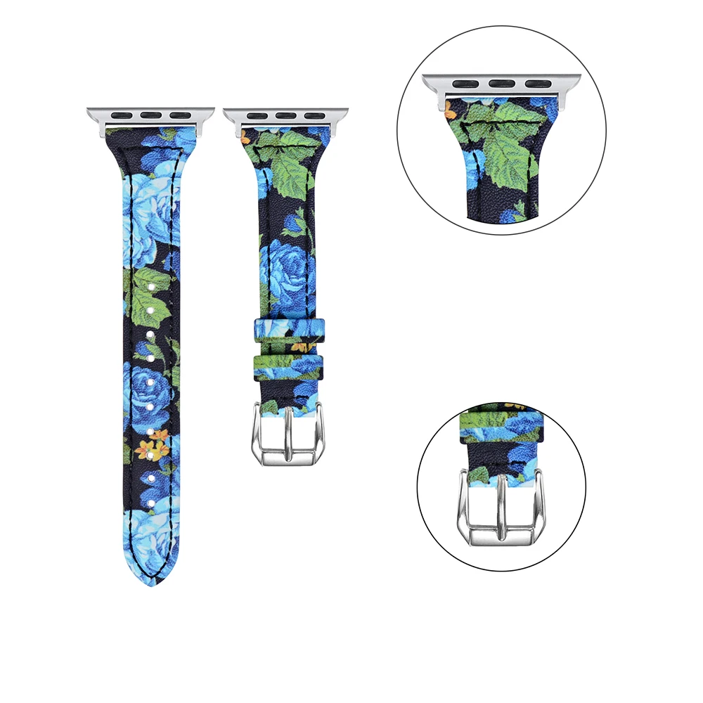 J1 Joyozy ткань нейлоновая петля мягкий ремешок для наручных часов iWatch, 5/4/3/2/1 дышащая Замена чехол-накладка из искусственной кожи для наручных часов Apple Watch 38 мм/42 мм - Цвет ремешка: J1