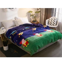 Фланелевый пододеяльник одеяло/одеяло чехол на молнии Твин Полный Королева Король двойной один размер детское одеяло - Цвет: style 5