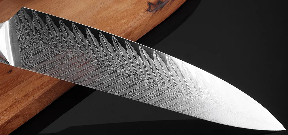 XITUO Pro Нож шеф повара японский Дамаск AUS10 стальной кухонный нож Santoku для нарезки