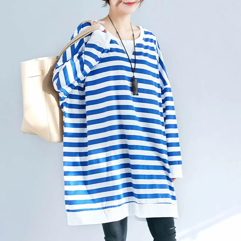 Осенняя женская футболка, большие размеры, обхват груди 150 см, 7XL, 8XL, 9XL, футболка с длинным рукавом, женские красные, синие цвета
