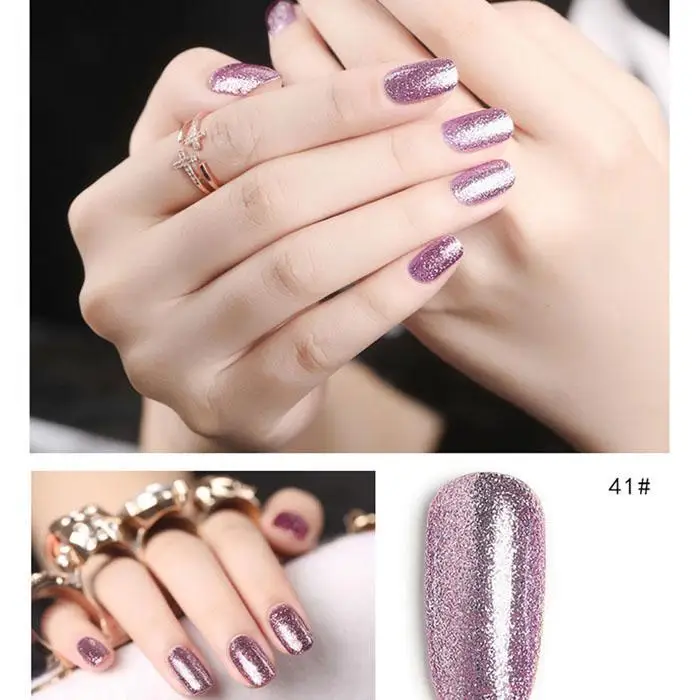 Professional Long Lasting Shimmer Nail Polish Peelable Nail Gently applied to the nail surface Gel Nail Art