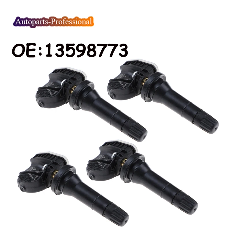 4 шт. для автомобиля Cadillac CT6 XT5 SRX Chevrolet Malibu Opel Antara Bolt Mokka TPMS датчик контроля давления в шинах 433 МГц 13598773