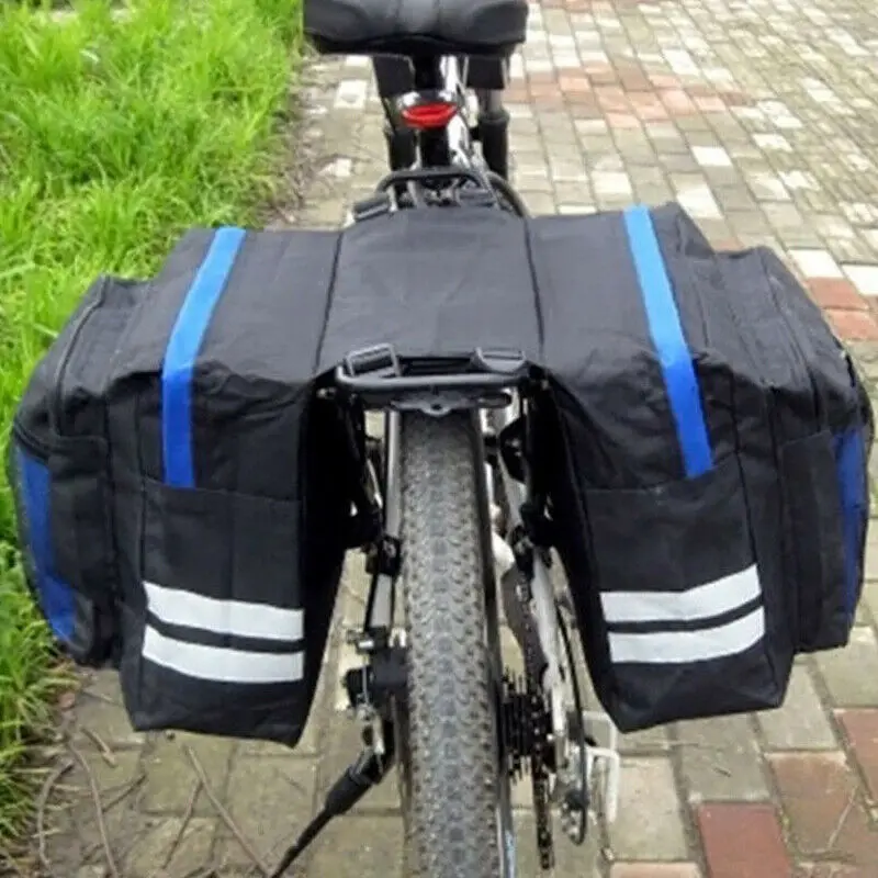 Велосипедная сумка корзина для руля велосипеда задняя полка двойное седло велосипеда Светоотражающая полоса