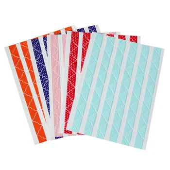 

390 pcs/lot (5sheets) DIY lace Solid color opaque Corner Paper Stickers for Photo Albums Frame Decoration Scrapbooking wholesale