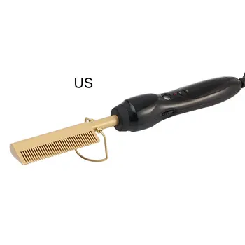 

Electric Curling Comb Copper Comb Wet And Dry Hair Curler Household Volume Straight Multi-Function Bangs Coil Comb