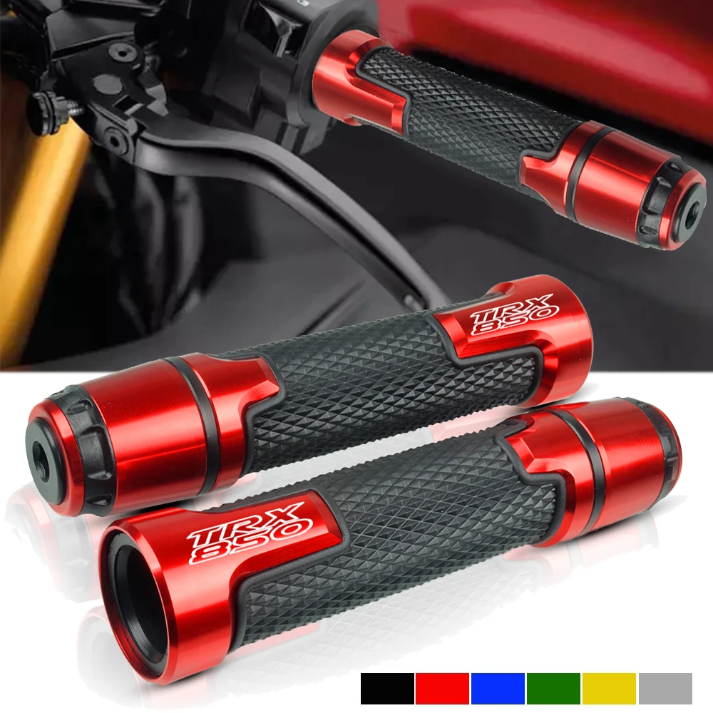 Для YAMAHA TRX850 TRX 850 TRX-850 1996-2010 7/8 ''22 мм мотоциклетные ручки противоскользящая ручка мотоцикла концы акустическая система ручной Руль