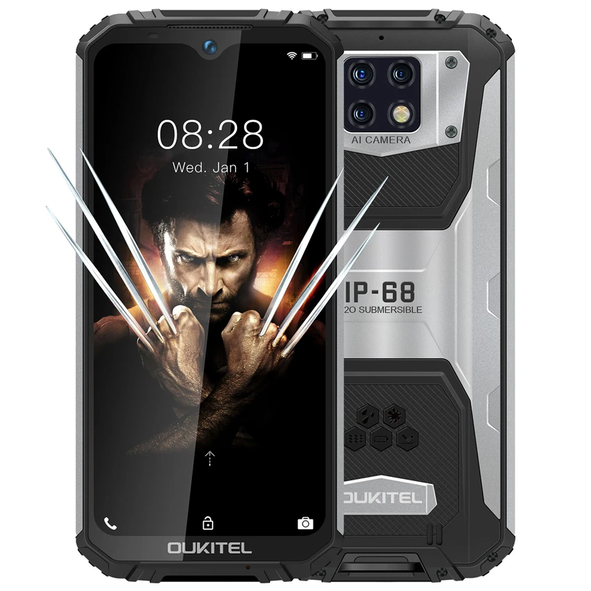 OUKITEL WP6 10000mAh 6 ГБ Оперативная память 128 Гб Встроенная 3 "противоударный мобильный