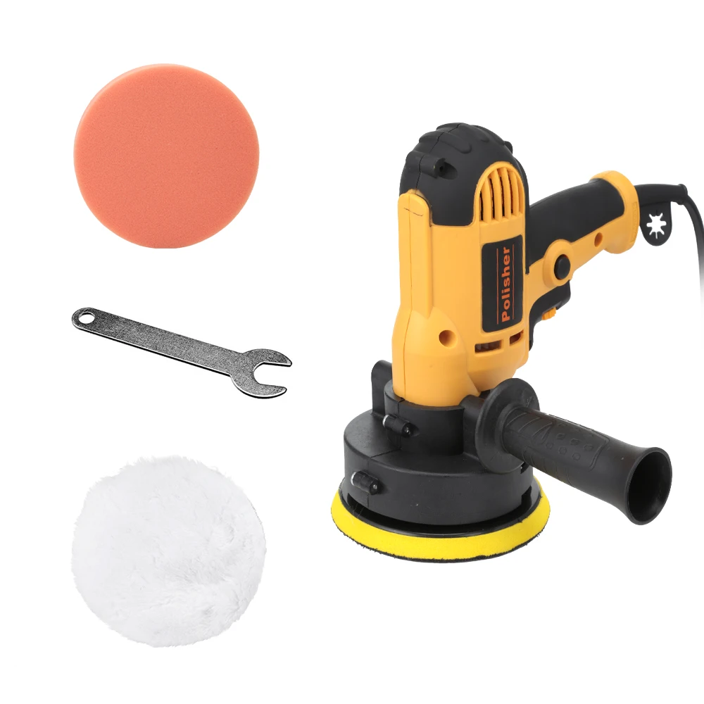 

220V 700W Electric Car Polisher Machine Adjustable Speed Sanding Waxing Tools 6-Gear Variable Speed Setting Polisher Machine Kit