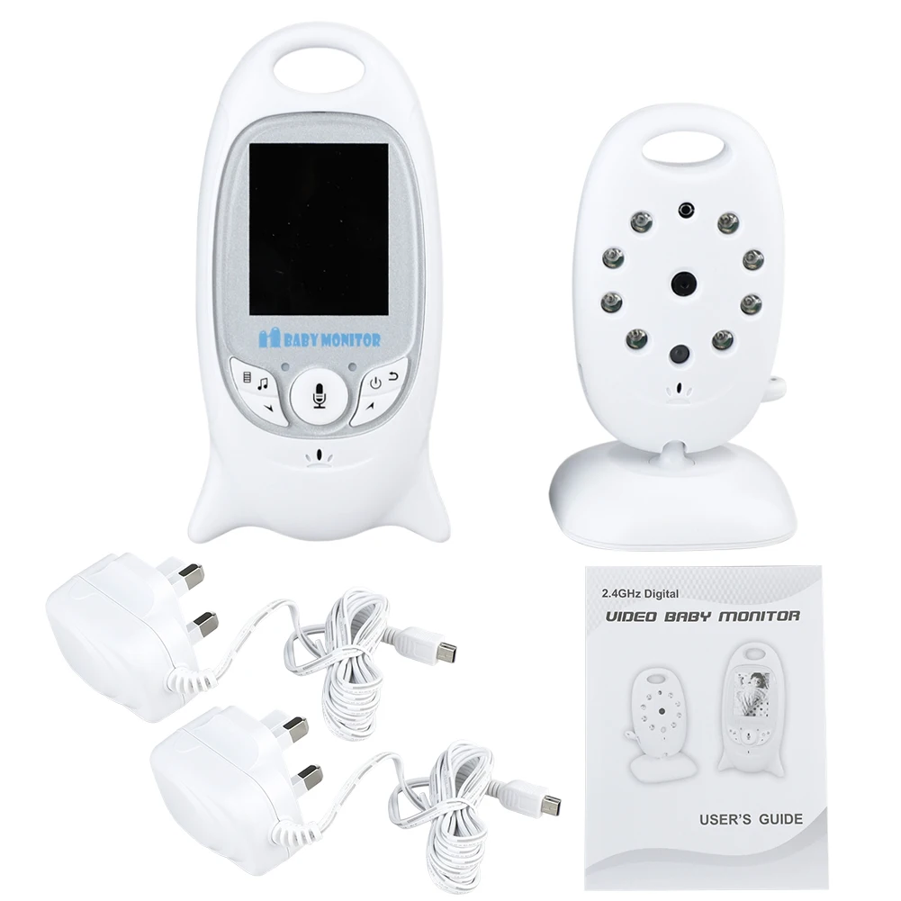 Video Monitor Senza Fili Del Bambino Infantile Radio Tata Musica Citofono Nightvision Portatile Mac