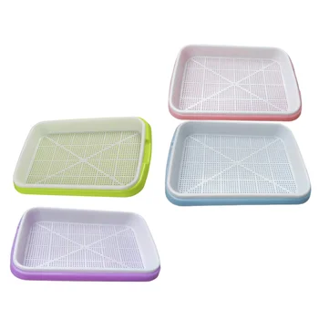 

4 Set Seed Sprouting Basins Soilless Sprouter Trays Water Planting Containers Nursery Site for Wheatgrass Soybean Mung (Random C