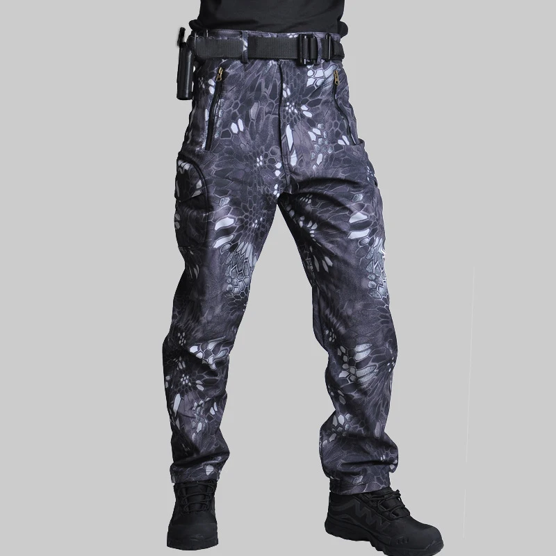 Страйкбольные Пейнтбольные камуфляжные охотничьи брюки мужские камуфляжные военные тактические брюки дышащие для стрельбы походов армейские охотничьи брюки