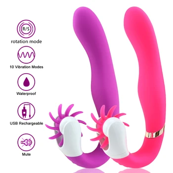 Tongue Kiss Penis g-Spot Electric Tongue Vibrator Dildos Masturbator For Women  Sex Toy Prostate Massager Sexo Pussy Licking Toy