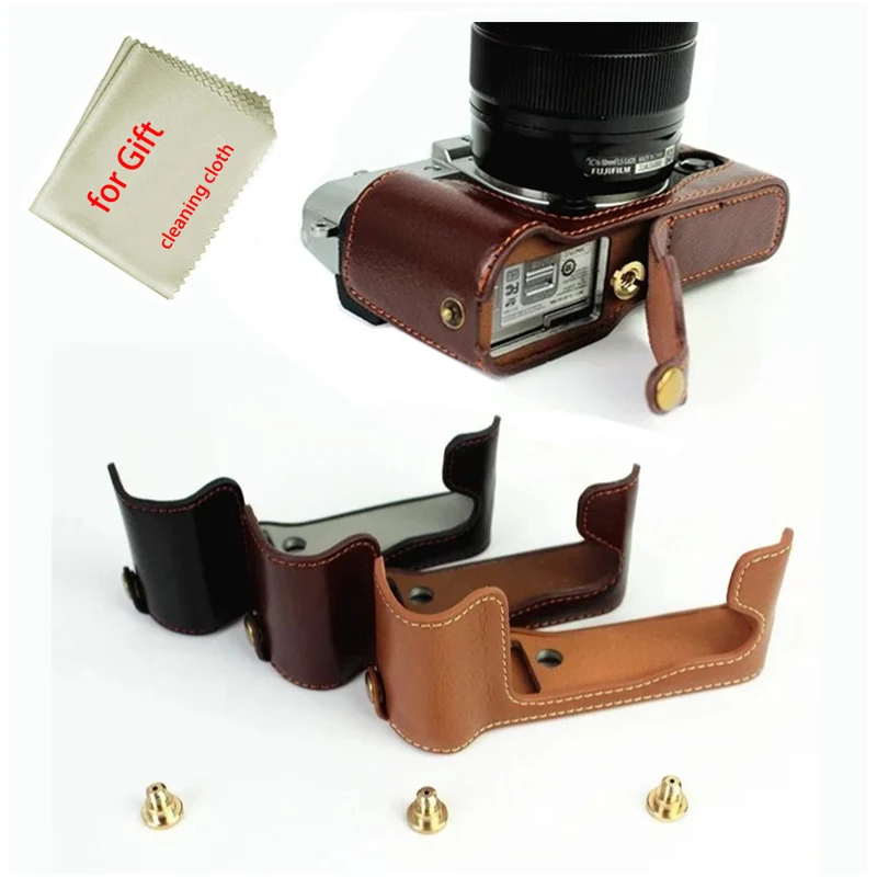Genuine Leather Case Camera Bag For Fujifilm Fuji Xt10 Xt10 Xt20 Xt30
