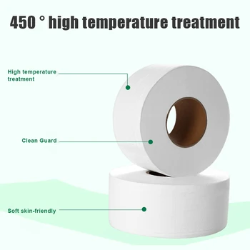 

Thick Large Toilet Paper Roll Household Soft Safe Wood Pulp Toilet Paper Tissue L5