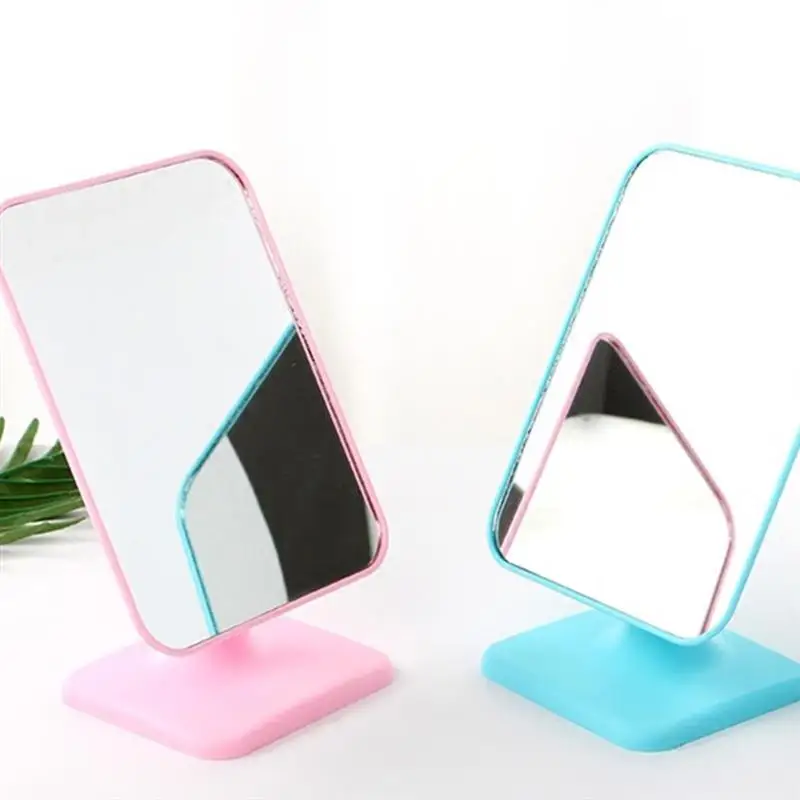 2Pcs Makeup Mirror Single-Sided Mirror Square Glass Fill Light Mirror Toilet Glass Looking Glass for Women Home Girls