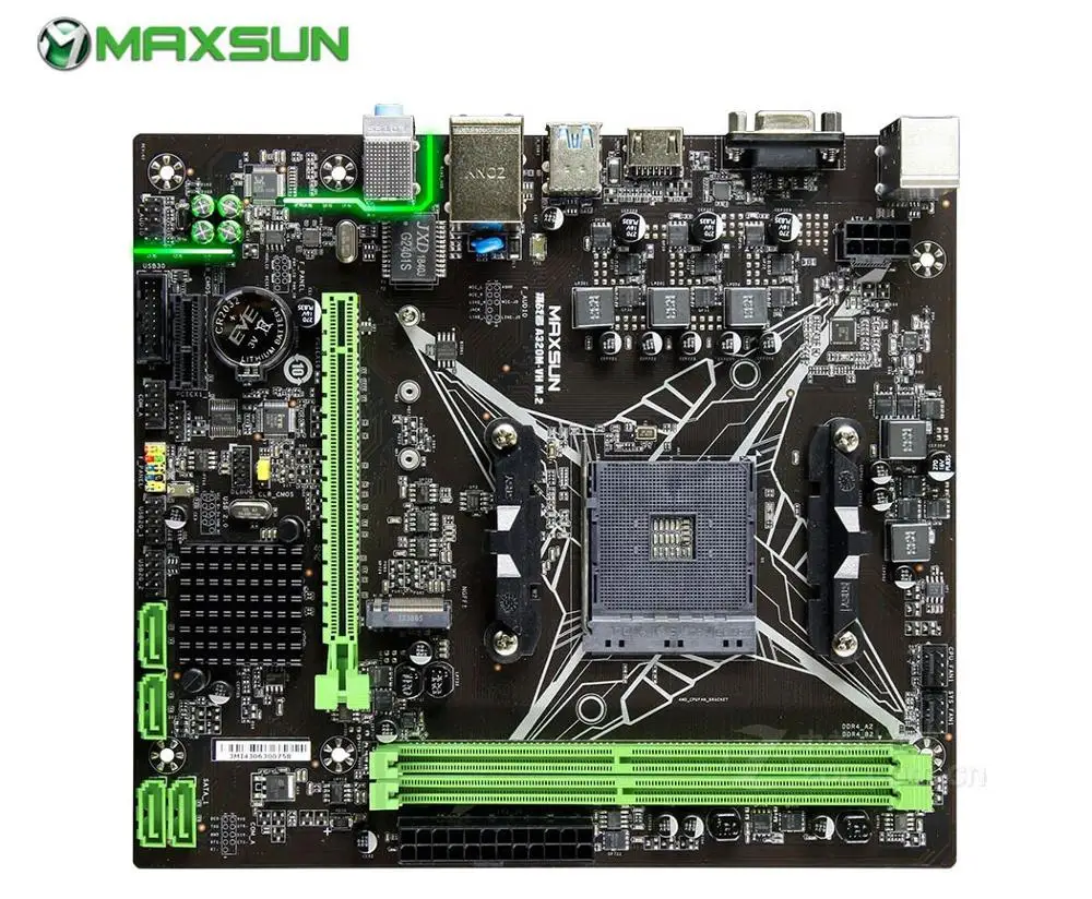 NEW desktop Motherboard MAXSUN A320M-VH M.2 AMD AM4 Micro ATX DDR4 PC mainboard