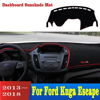 

For Ford Kuga Escape 2013-2018 car dashboard cover anti-slide pad dashmat sun shade dash board cover carpet car-styling mat
