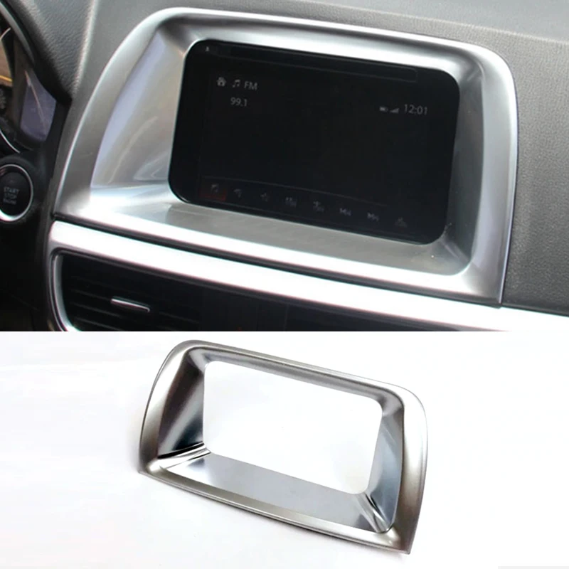 Для Mazda CX 5 CX5 2015 2016 ABS матовая Центральная панель управления декоративная крышка