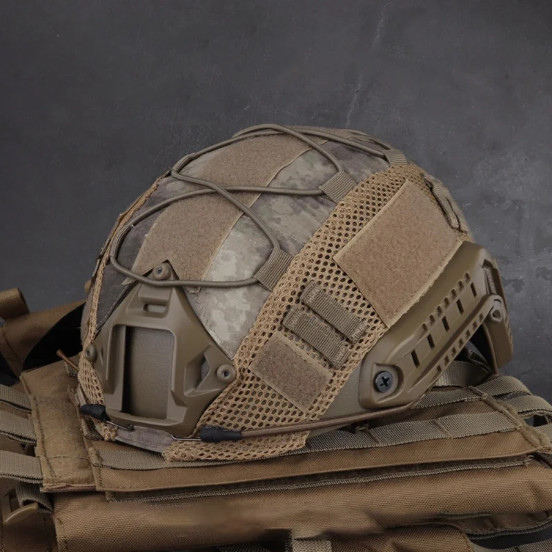 

Airsoft Hunting (Tactical Military Combat) Helmet Cover CS Wargame Sport Helmet Cover For Ops-Core PJ/BJ/MH Type Fast Helmet