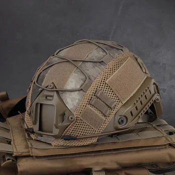 

Airsoft Hunting (Tactical Military Combat) Helmet Cover CS Wargame Sport Helmet Cover For Ops-Core PJ/BJ/MH Type Fast Helmet
