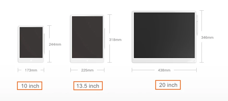 Xiaomi Mijia Smart Writing Board Drawing Writing Table LCD Screen Digital Graphic Tablets Early Education Toys With Magnet Pen