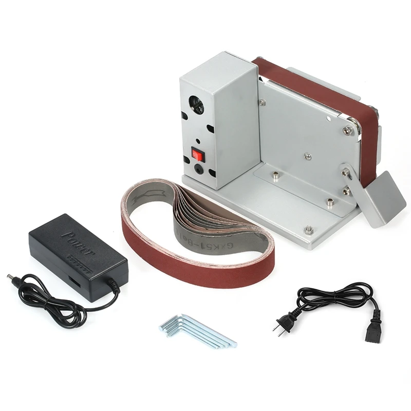 

GTBL Belt Sander Multi-Function Sand Belt Machine Mini Belt Sander Electric Grinder Small Grinding Wheel Machine Power Tool