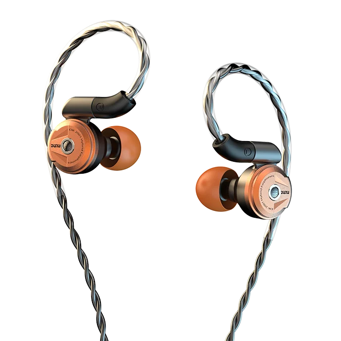 DUNU DK-2001 Hi-Res 3BA+ 1 динамический Гибридный наушник HiFi наушник - Цвет: orange