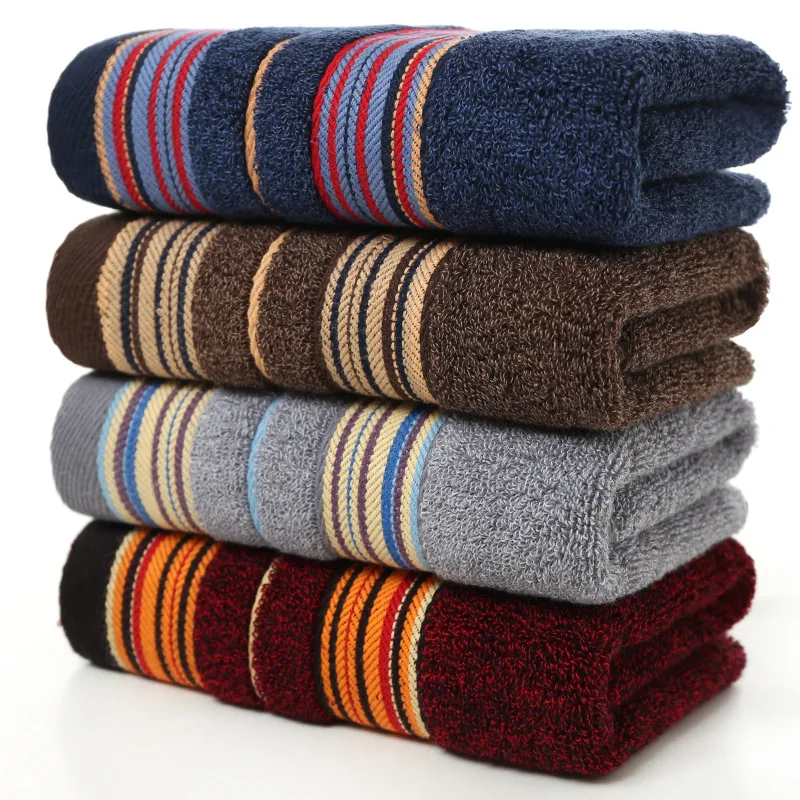 Cotton Bath Towel 75X145 Adult Extra-large Thickening Large Bath Towel Wholesale Not Shed Does Not Fade Strong Absorbent Ba