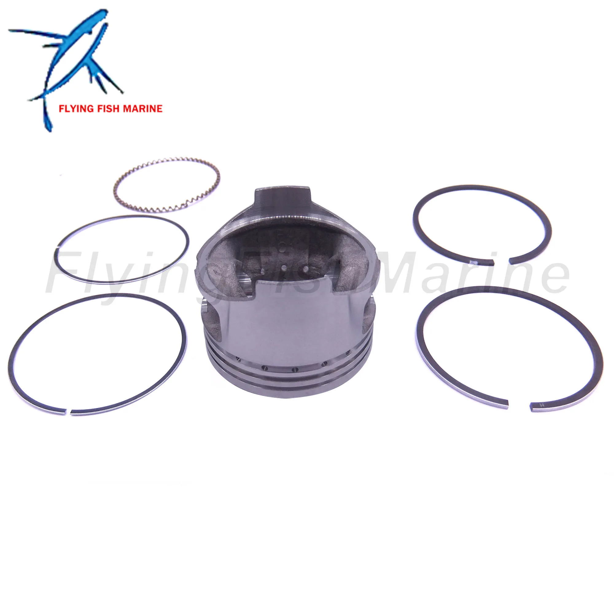 

Outboard Engine 68D-E1631-00-96 STD Piston and 68D-E1603-00-00 STD Ring Set for F4 Boat Motor 4-stroke