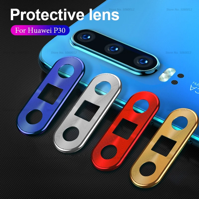 

For Huawei P30 Camera Lens Protector Ring Plating Aluminum For Huawei P30 Pro P30 Lite P30Lite Camera Case Cover Ring Protection