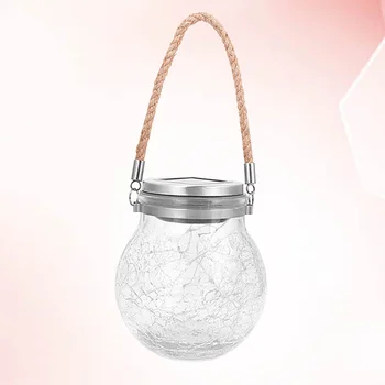 

1PC String Light Solar Powered Glass Material Decorative Indoor Hanging Lights for Daily Use Decoration Use Home Party