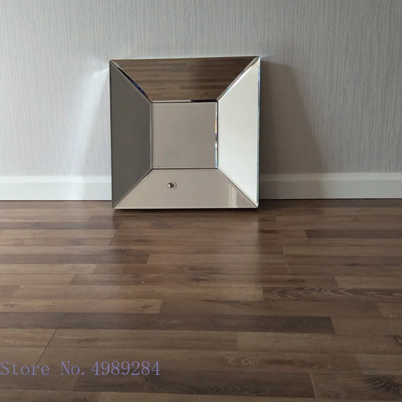Background Wall Decorative Mirror Square Wall Mirror Ornaments Living Room Wall Hanging Combination Home Decoration Accessories 4