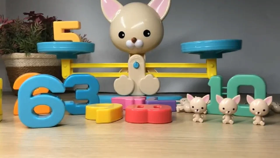 Сложение и вычитание баланс матч Игра настольные игрушки обезьяна цифровой Баланс весы игрушки детские развивающие Математические Игрушки