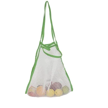 

Mesh Net String Shopping Bag Reusable Foldable Fruit Storage Handbag Totes Women Shopping Mesh Net Grocery Tote Bag 2020 New