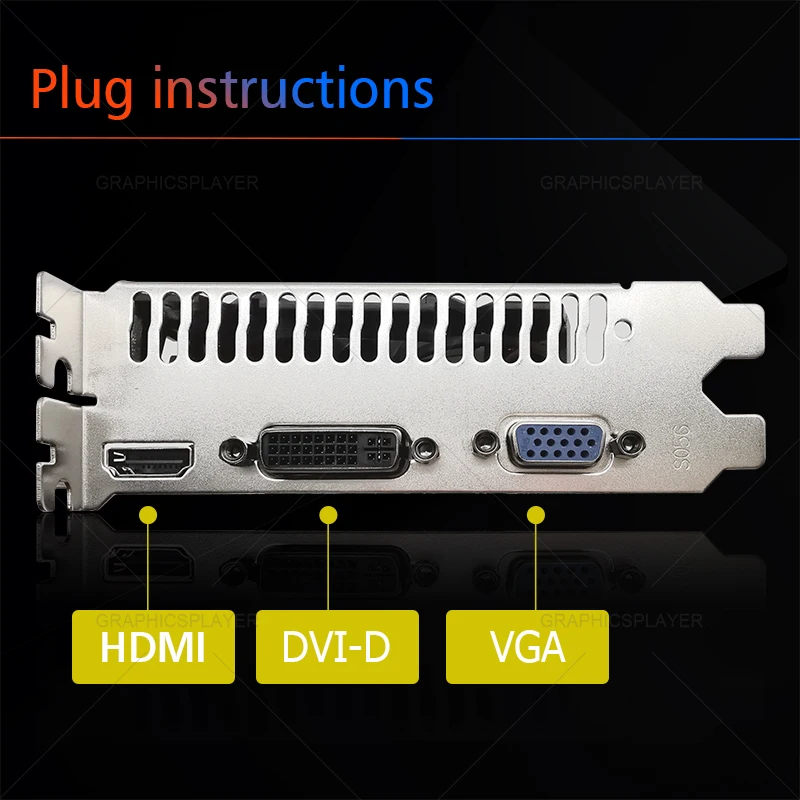 Graphics Card VGA Video Card GTX PC Games Original chip GTX750TI 4GB GDDR5 128BIT for NVIDIA GPU Video