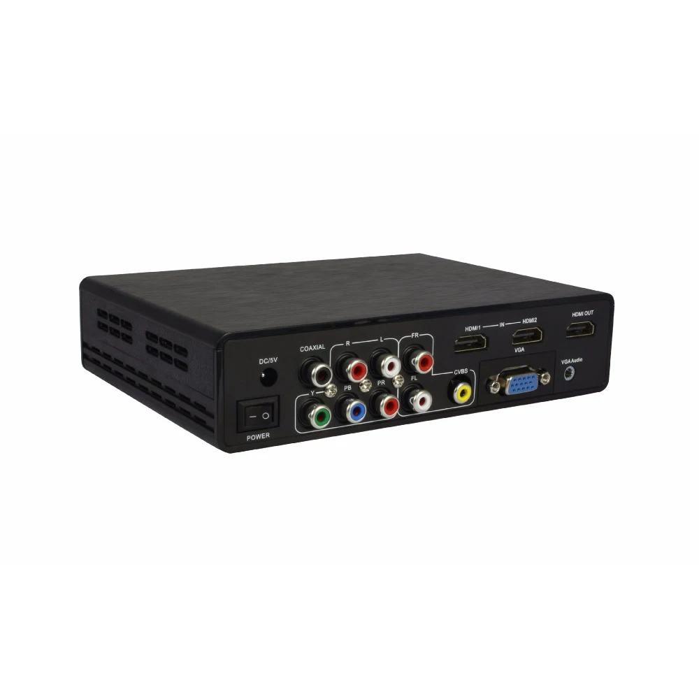 Конвертер все в HDMI 4K AV /YPbPr/ VGA /HDMI/USB высокое разрешение 1080P Поддержка PAL/NTSC/SECAM |