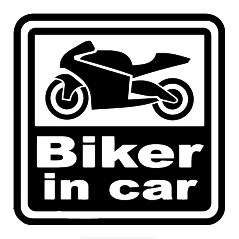 

Car Sticker Biker on Board Auto Funny Automobiles Motorcycles Accessories PVC Decal for BMW VW Audi Octavia Gti Skoda