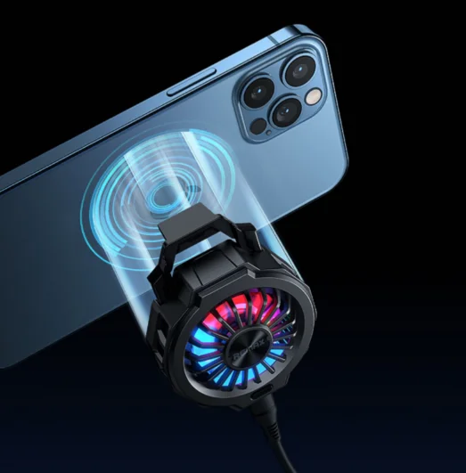 Frozen cooling back clip semiconductor cooling artifact I magnetic absorption wireless charging mobile phone radiator J03