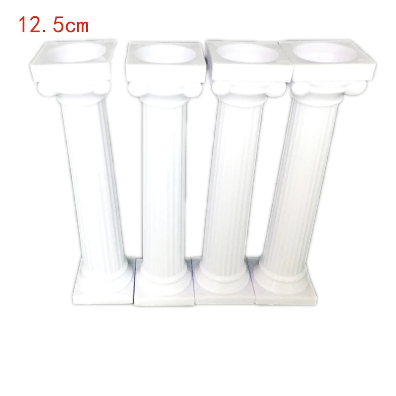 4PcsSet Multi-layered Cake Mold Roman Column Shape Cake Support Stand Decorate Pillars Wedding Cake Mould Pastry Baking Tools4