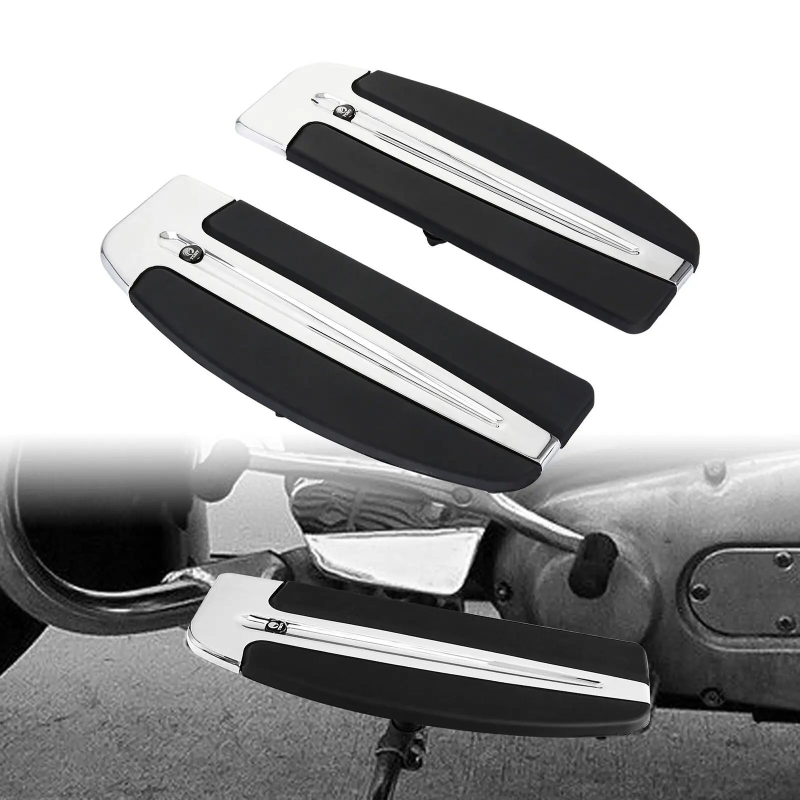 Фото Напольная доска Slipstream для Harley Softail Touring Electra Street Glide Road King FLHR FLSTN FLHTC мотоцикл №1