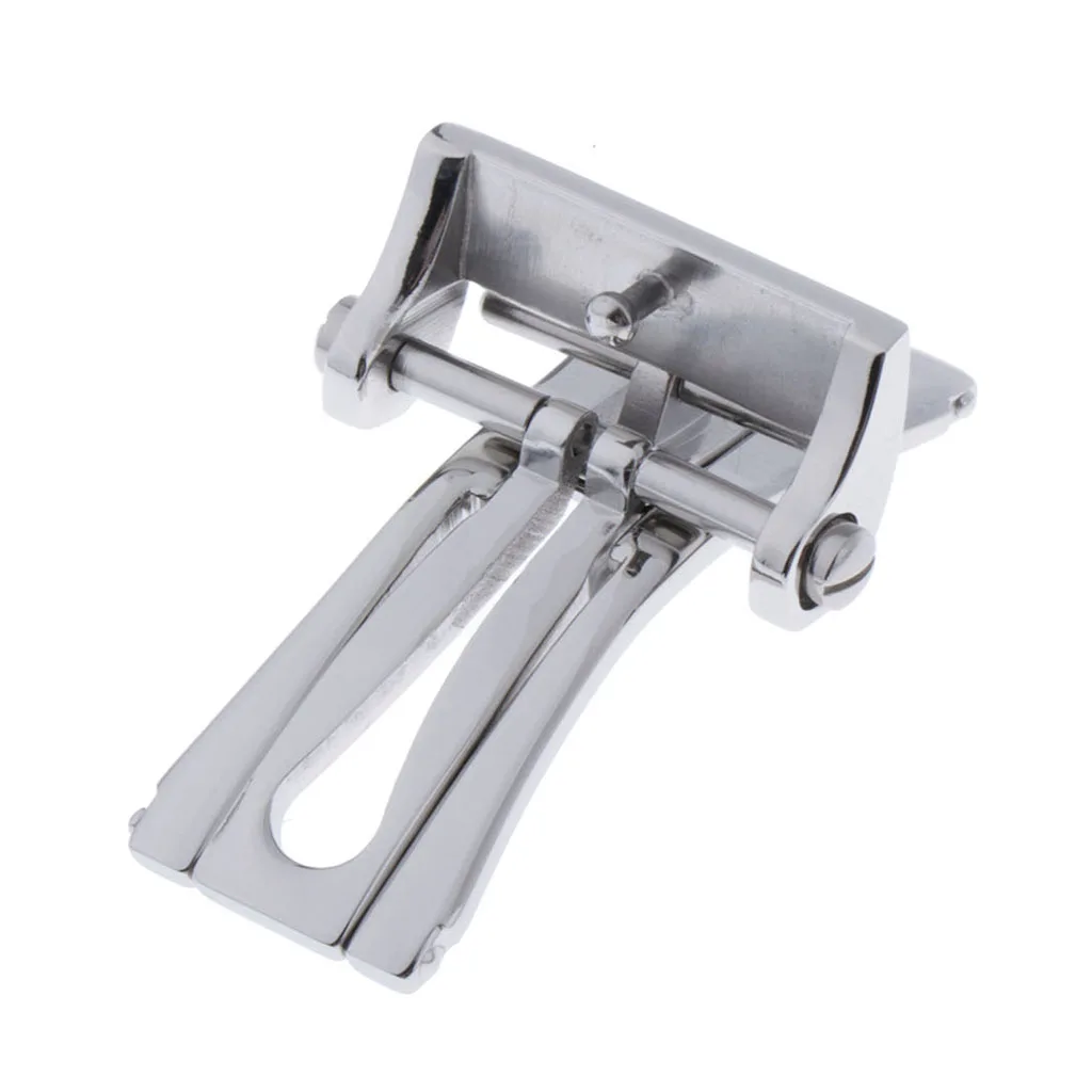 

20mm Push Fold Deployment Buckle Metal Clasp Watch Band Accessorie Watchband Buckle Butterfly Clasp for Watchband