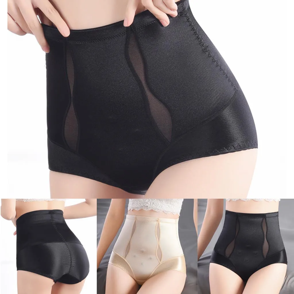 Body Shaper Пояс Для женщин боди Корректирующее белье для похудения Управление трусики прикладом трусики стринги нижнее белье