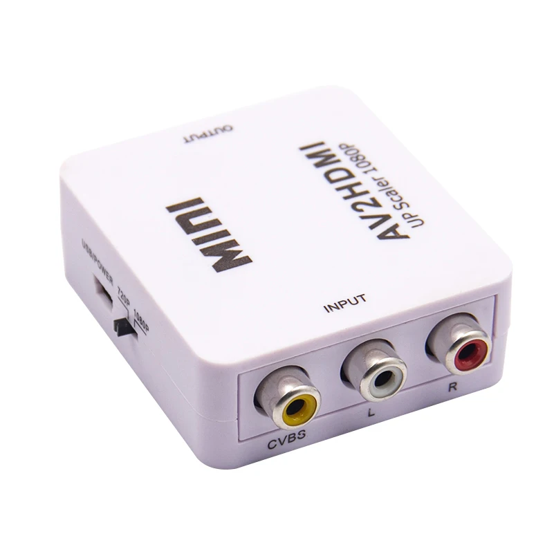 AV в HDMI конвертер HD 1080P адаптер для HDTV TV PC ps3 ps4 DVD Xbox проектор | Электроника