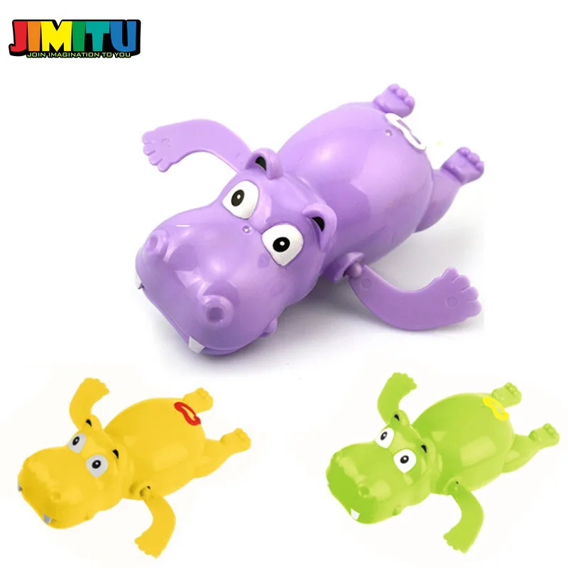 Детские Игрушки для ванны JIMITU, милая черепаха, рыба, Акула, бегемот, заводная цепь, животные, игрушки для купания, детские игрушки для купания, Классические игрушки