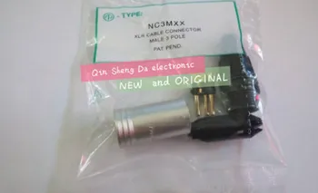 

10Pcs/lot Originl NC3MXX Male A set 3 Pin XLR Connector withe