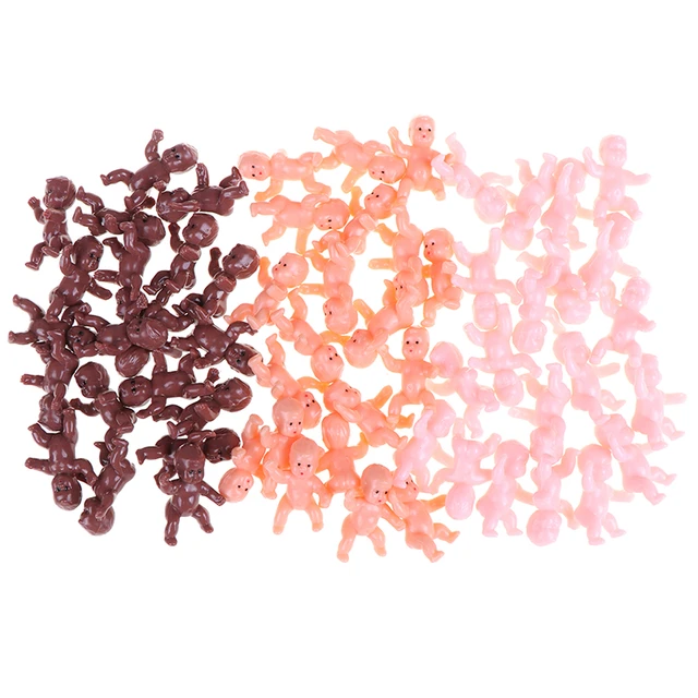 100pcs 1Inch Mini Plastic Baby Toys Party Favors For Baby Shower