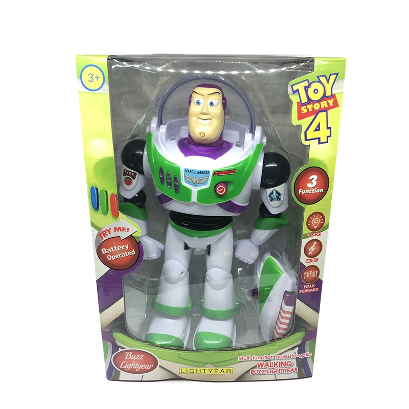 Disney Toy Story 4 Juguete Вуди Базз светильник год Музыка/светильник с кукла с крыльями фигурка игрушки для детей подарок на день рождения S03